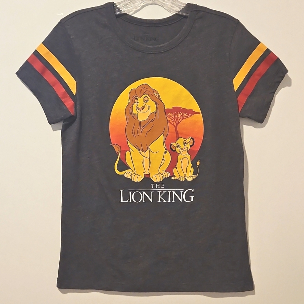 Disney The Lion King Mufasa and Simba short sleeve graphic tee Small Animal Park